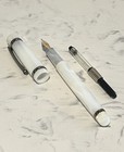 Levenger Stipula Verona Limited Edition Italian Fountain Pen 14k Broad Nib - Ice