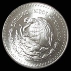 1985 Mo Silver Mexico 1 Onza Libertad Winged Victory Coin
