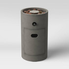 Threshold 17  Patio Deck Outdoor Tabletop Outdoor Propane Gas Fire Column Pit