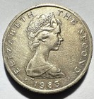 1983 Isle Of Man 1 Pound  Town Of Peel Au