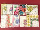 Lot Of 100  Vintage Ladies Hankies Floral Prints Embroidered Crocheted Lace