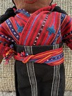 1970 s Guatemala Mayan Girl Cloth Doll Huipil Blouse Corte Skirt 15  H
