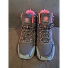 Larnmern Steel Toe Work Boots Womens 10 Mens 8 Black Pink Safety Shoes Lm170202k