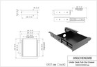 Under Desk Mounted Sliding Pullout Drawer For Office Desk Or Table   