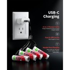 Ebl Rechargeable 1 5v Aa Lithium Batteries 3500mwh  usb Cable Li-ion Battery Lot