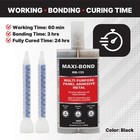 Maxi-bond Multi-purpose Panel Adhesive - Two Part Epoxy  Non-sagging  High
