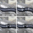 Glowshift 48mm  1-7 8   Id Water Coolant Temperature Sensor Hose Attachment