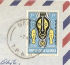 Papua New Guinea 1960s Port Moresby Airmail Cover To Invercargill Nz Elema Art