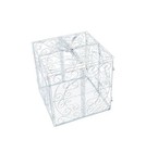 White Metal Card Holder Box With Scroll Design And Hinged Lid - Wedding  Event