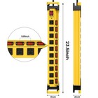 Power Strip 10 Outlet 3300j Surge Protector With Individual Switches 9ft Cord   