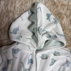 Baby Carter   s Adorable Bath Time Dinosaur Bathrobe And 6pc Washcloth Set 0-9 Mo