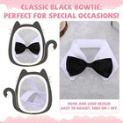 2pcs Cat Bowtie Collar Adjustable Dog Bow Tie Collar Formal Cat Tie Collars 