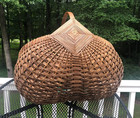 Extra Large Vintage Splint Appalachian Gathering Basket   God s Eye 