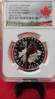 2015 Canada  10 Colorful Songbirds Northern Cardinal 9999 Silver  Ngc Pf69