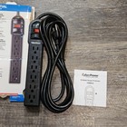 Cyberpower Csb6012 Essential Surge Protector 1200j 125v 6 Outlet 12ft Cord   new