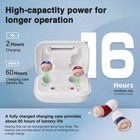 Jinghao 1 Pair Mini Hearing Aids Rechargabl In Ear Sound Amplifier Enhancer Us