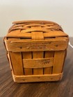 Vintage 1992 Longaberger Sweet Basil Basket  10146 Herbal Garden Liner Protector