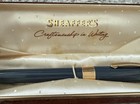 Sheaffer Vintage Pfm Iii Snorkel White Dot Blue Fountain Pen W  Box   14k Nib