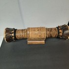 Vintage Drum Folk Art Native American Southwestern Style Wood With Rawhide