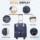 2-piece Rolling Luggage Set Carry On Spinner Suitcase W  Removable Handle16  18 