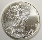 1ozt American Silver Eagle  999 Fine - Uncirculated - Sale  Sale  - Random Year