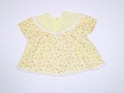 Vintage Baby Girl Yellow Floral Lace Trimmed Dress Size 9 Month