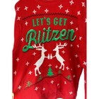 Men s Let s Get Blitzen Festive Ugly Christmas Holiday Party Sweater Size Large