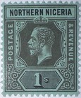 Travelstamps  Northern Nigeria Stamps Sg 48 - 1s Mint Mogh