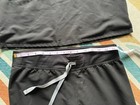 Figs Technical Collection Women   s Scrub Set Solid Black Xs Top   Pants
