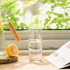 Drinking Glasses Set Of 8  13oz Glass Cups  Kitchen Highball Glasses For Beer  J