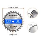 3pack 4 1 2 Inch Circular Saw Blade 24t With 3 8-inch Arbor  Tct Carbide Tipped