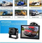 Us 12v-24v 4 Pin 5  Car Monitor Caravan Bus Truck Ir Rear View Backup Camera Kit