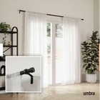 2 Pk Umbra Cappa Curtain Rod Umbra 1  Curtain Rod  2-pack Black 36   -72   