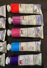 Michael Harding Handmade Artists Oil Colours Lot Of 10  40ml Tubes Primary New  