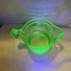 Vintage Us Glass Company 2 Cup Uranium Green Vaseline Glass Measuring Cup