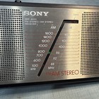 Vintage Sony Srf-a100 Am fm Stereo Transistor Radio Japan Tested