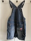 Vintage Y2k Denim Overall Shorts Disney Winnie The Pooh   Piglet Embroidered