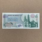 Mexican 10 Pesos Banknote  Miguel Hidalgo 1975 The Church Of Dolores Mexico Unc