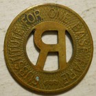Regional Transit Service  rochester  New York  Transit Token - Ny780z