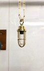 Handmade Marine Brass Pendant Lamp Nautical Ship Hanging Ceiling Light Decor