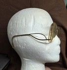 Vintage Gold Tone Aviator Eyeglasses Paris France 10k Gf Large Square Retro