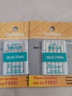Small Lot Of Assorted Sizes Of Sewing    Quilting Machine Needles 80 12   90 14