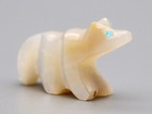 Unsigned Mother-of-pearl Zuni Wolf Fetish