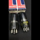 Pair Tung Sol Vintage 6v6gt Black Glass Amplifier Vacuum Tubes Tested C 9499