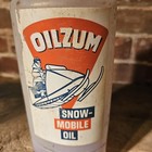 Vintage Oilzum 1 Qt  Snowmobile Oil Plastic Bottle Can