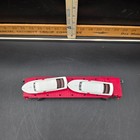 Vintage Lionel Postwar 6416 Boat Loader Car W  2 Red Original Boats For Parts