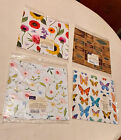 Hallmark Vintage Flat Gift Wrap Lot Of 10  1 Non Hallmark  All Occasion New