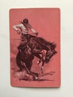 4 Vintage Western Themed Cowboy Playing Cards arrco C 1950   s