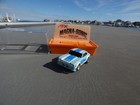 Afx Aurora 1944 Ford Escort  46 Blue Dark Blue White Ho Slot Car N O S Mint Rare