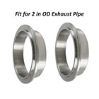 Hfs r  Stainless Steel 304 Quick Release V-band Turbo Downpipe Clamp 2inch